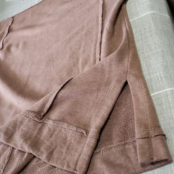 Soft Surroundings Patchwork Pullover Sweater, Color brown Velvet Size XS - Picture 14 of 14